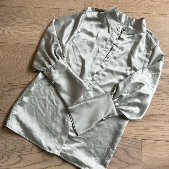 Satin effect blouse - Picture 1 of 5